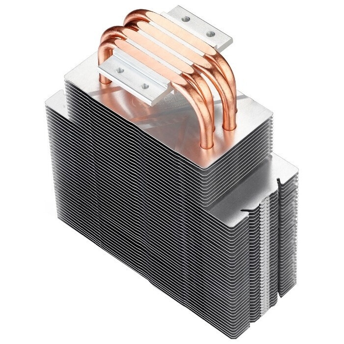 Кулер для процессора AeroCool / Formula Verkho 5 Dark черный, 120 мм, алюминий/медь, 2000 об/мин, 27