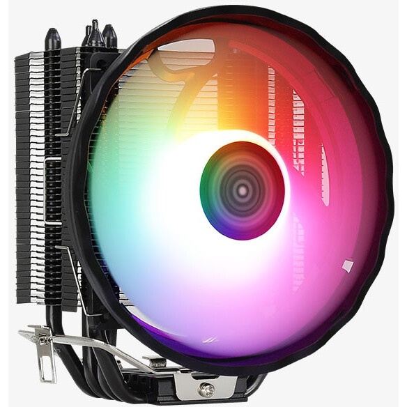 Кулер для процессора AeroCool / Formula Verkho 5 Dark черный, 120 мм, алюминий/медь, 2000 об/мин, 27