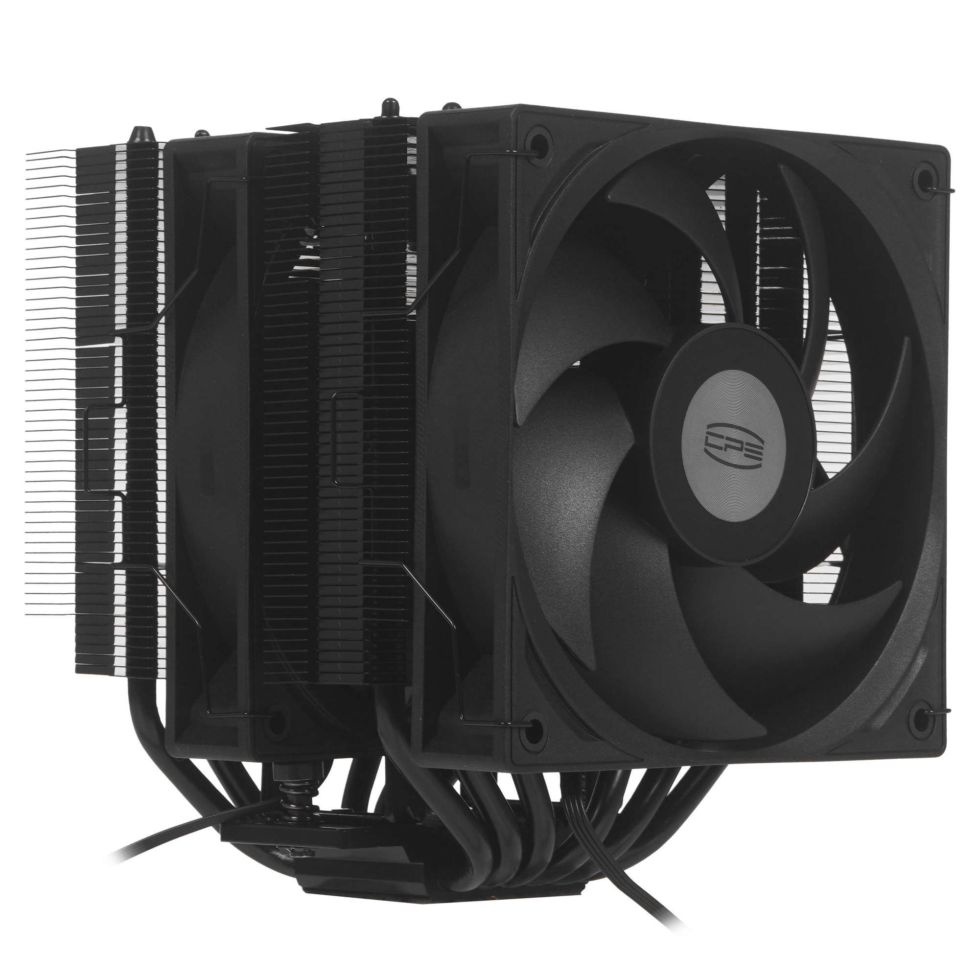 Кулер для процессора PCCooler RT620 PRO BK (250W, 4-pin PWM, 153mm, Al/Cu, 6x6mm, 2x120mm, 73.32CFM,