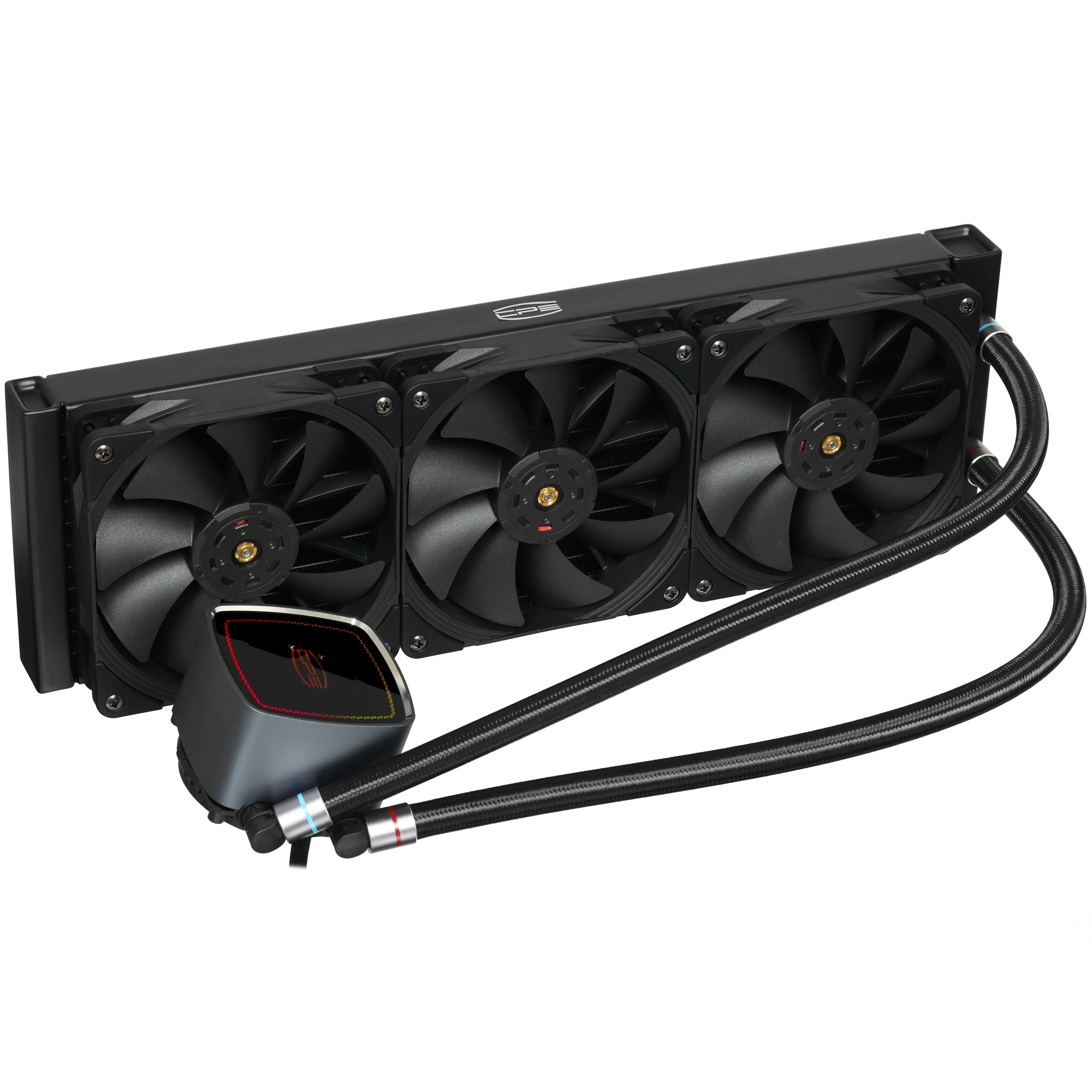 Система охлаждения/ Water Cooling System PCCooler DE360 Pro BK (300W, 360mm, Black, ARGB Pump, Fans: