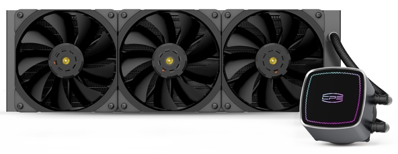 Система охлаждения/ Water Cooling System PCCooler DE360 Pro BK (300W, 360mm, Black, ARGB Pump, Fans: