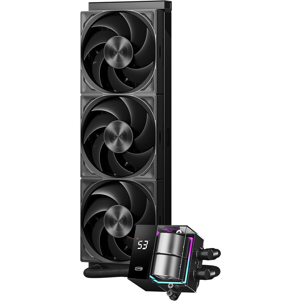 Система охлаждения/ Water Cooling System PCCooler DE360 Pro WH (300W, 360mm, White, ARGB Pump, Fans: