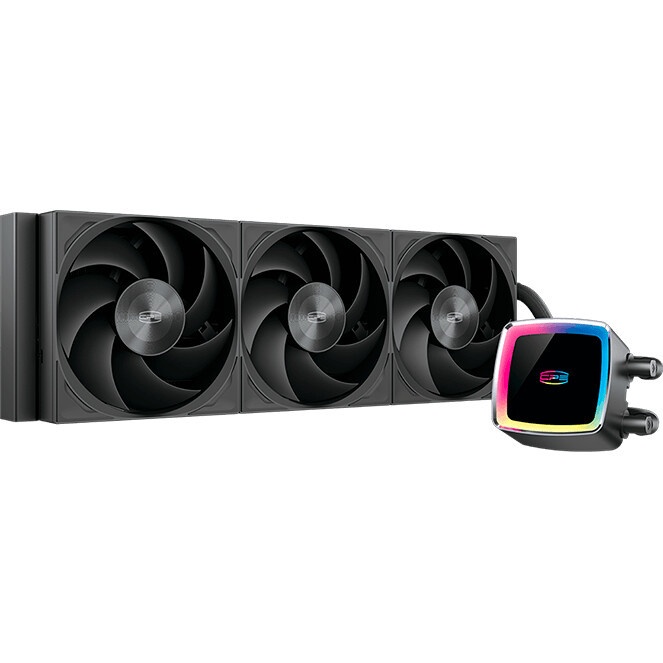 Система охлаждения/ Water Cooling System PCCooler DE360 Pro WH (300W, 360mm, White, ARGB Pump, Fans: