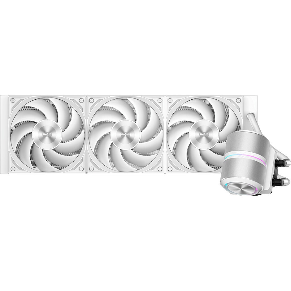 Система охлаждения/ Water Cooling System PCCooler DE360 Pro WH (300W, 360mm, White, ARGB Pump, Fans: