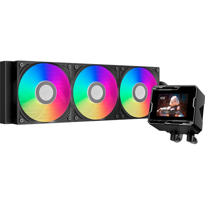 Система охлаждения/ Water Cooling System PCCooler DE360 Pro WH (300W, 360mm, White, ARGB Pump, Fans: