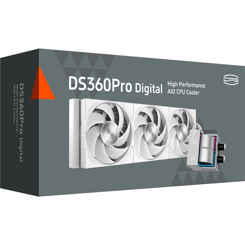 Система охлаждения/ Water Cooling System PCCooler DE360 Pro WH (300W, 360mm, White, ARGB Pump, Fans: