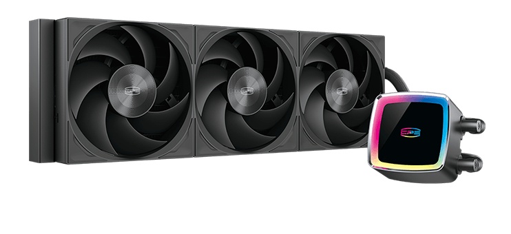 Система охлаждения/ Water Cooling System PCCooler DE360 MAX BK (300W, 360mm, Black, ARGB Pump, Fans:
