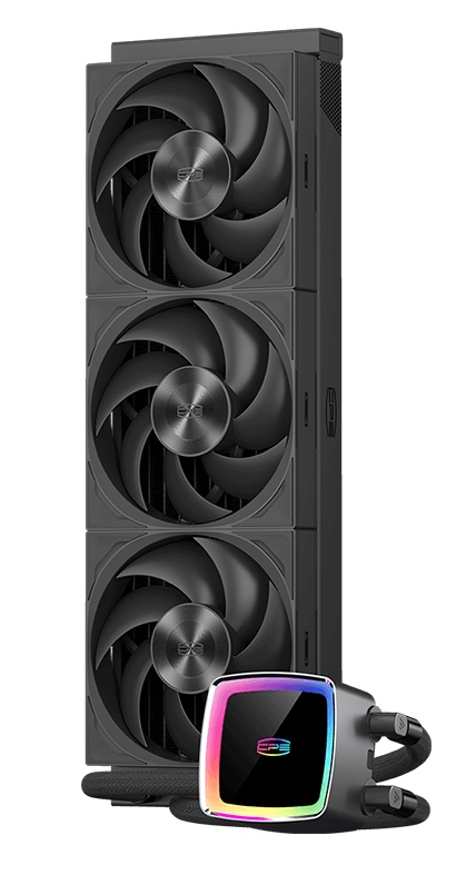 Система охлаждения/ Water Cooling System PCCooler DE360 MAX BK (300W, 360mm, Black, ARGB Pump, Fans: