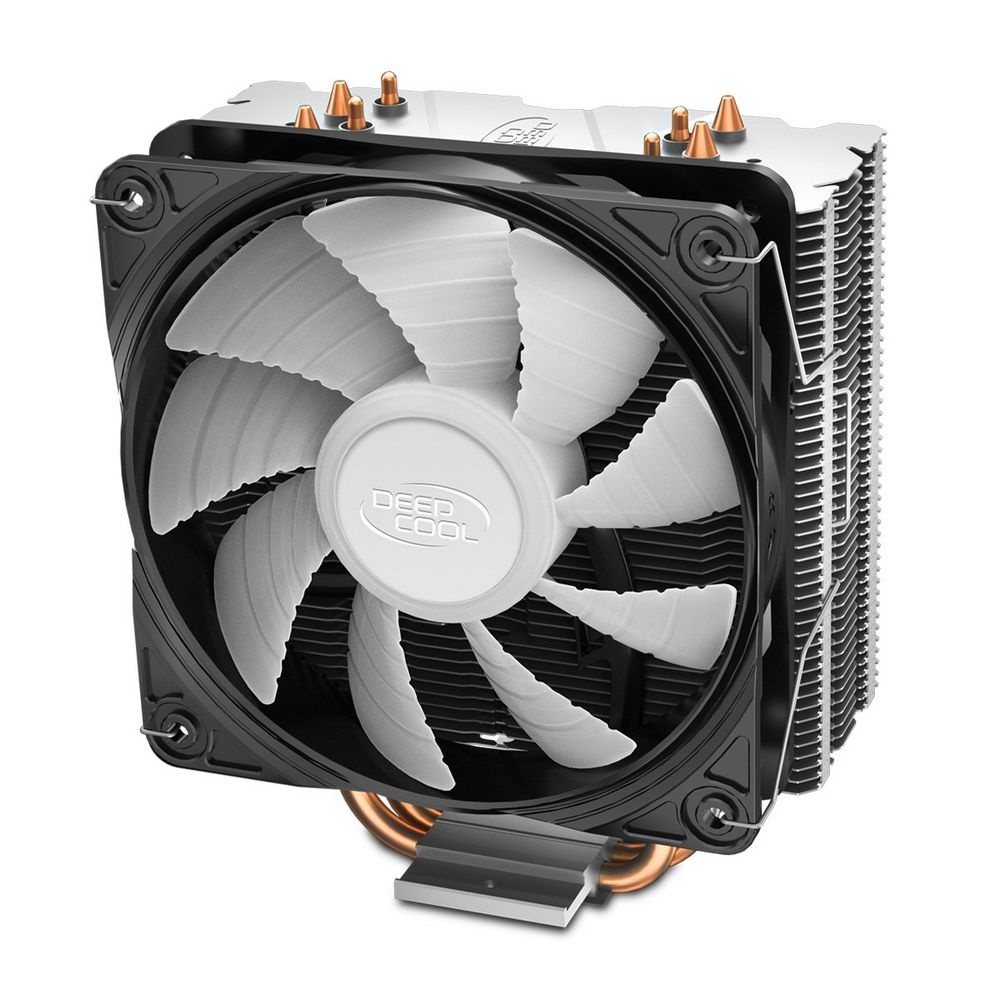 Кулер для процессора DEEPCOOL GAMMAXX 400 V2 Red серебристый, 120 мм, алюминий/медь, 1650 об/мин, 27