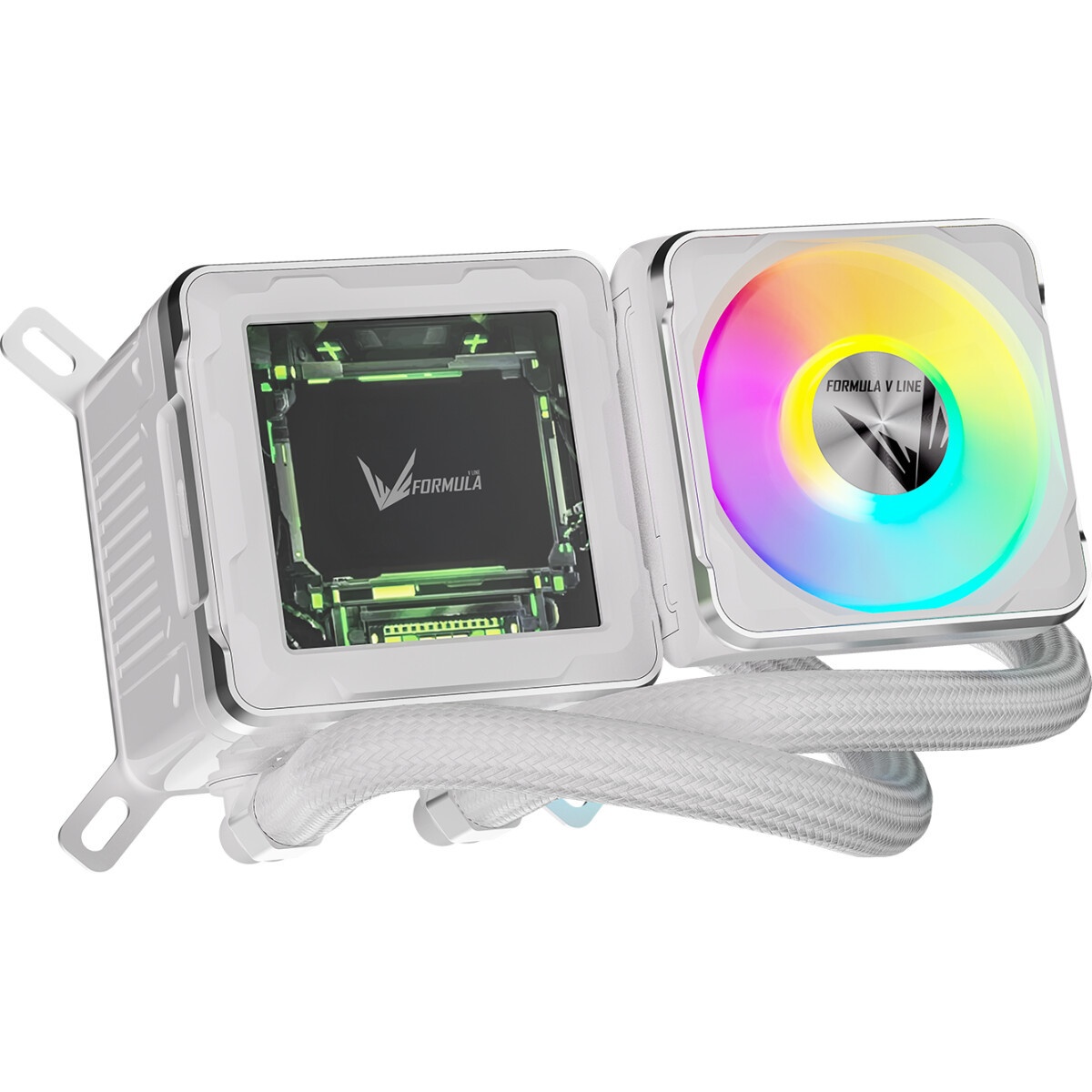 Кулер с водяным охлаждением Formula V Line ICE JET GLOW 360 BK, 360mm, 3x120mm, ARGB fans, LGA115X/1