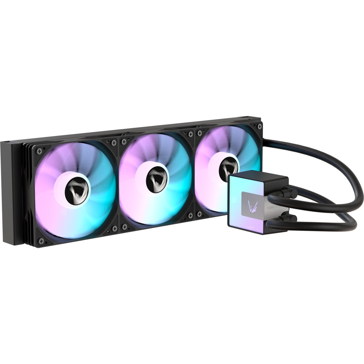 Кулер с водяным охлаждением Formula V Line ICE JET GLOW 360 BK, 360mm, 3x120mm, ARGB fans, LGA115X/1