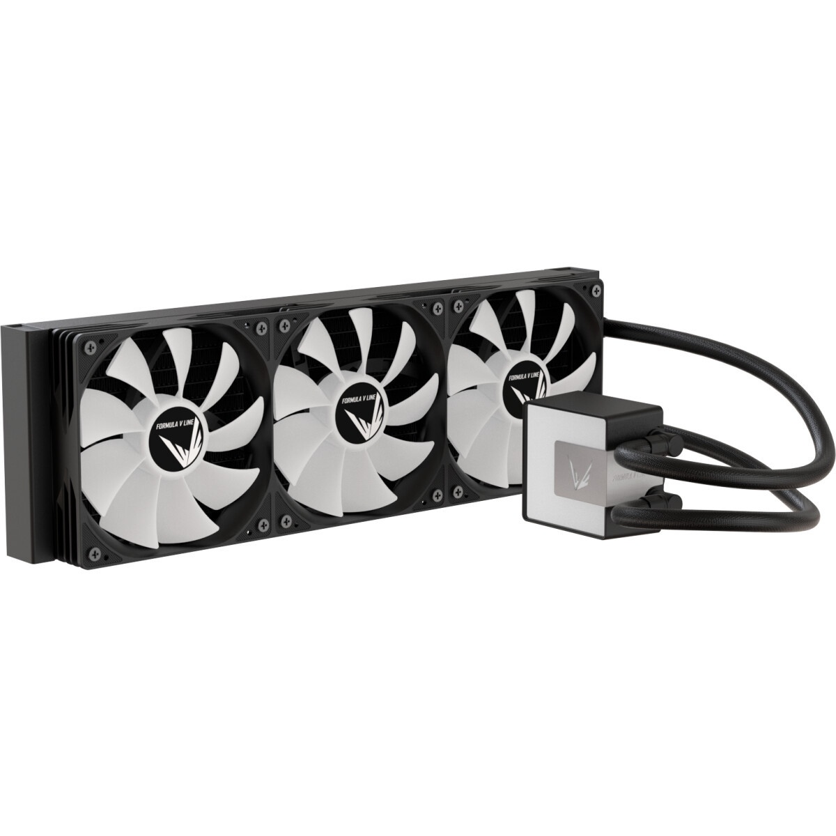 Кулер с водяным охлаждением Formula V Line ICE JET GLOW 360 BK, 360mm, 3x120mm, ARGB fans, LGA115X/1