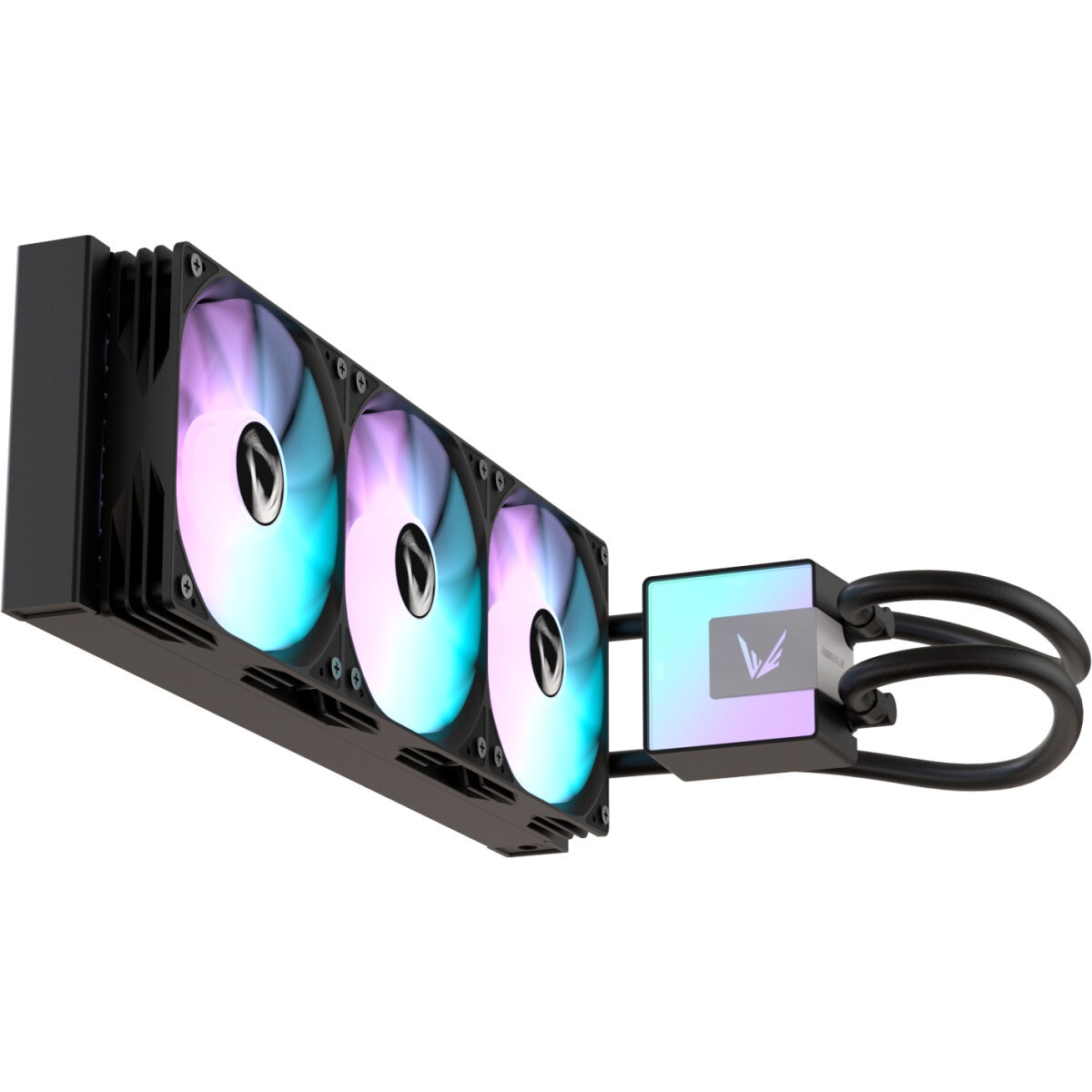 Кулер с водяным охлаждением Formula V Line ICE JET GLOW 360 BK, 360mm, 3x120mm, ARGB fans, LGA115X/1