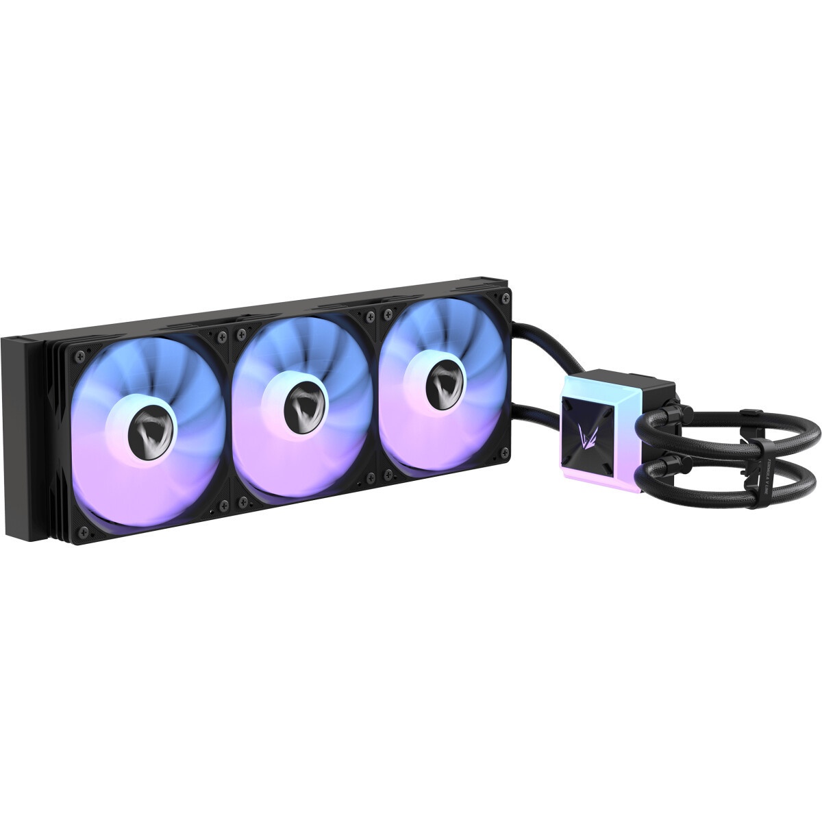 Кулер с водяным охлаждением Formula V Line ICE JET GLOW 360 BK, 360mm, 3x120mm, ARGB fans, LGA115X/1