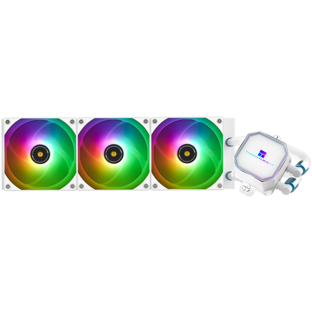 Кулер с водяным охлаждением Formula V Line ICE JET GLOW 360 WH, 360mm, 3x120mm, ARGB fans, LGA115X/1
