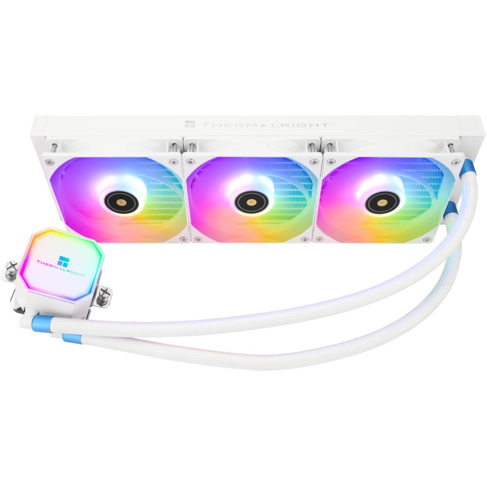 Кулер с водяным охлаждением Formula V Line ICE JET GLOW 360 WH, 360mm, 3x120mm, ARGB fans, LGA115X/1