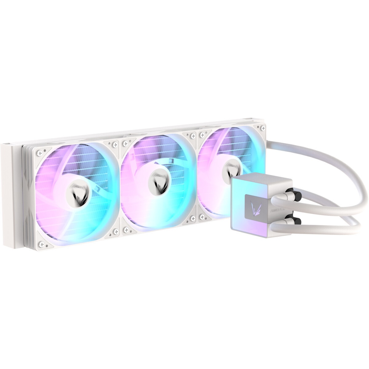 Кулер с водяным охлаждением Formula V Line ICE JET GLOW 360 WH, 360mm, 3x120mm, ARGB fans, LGA115X/1