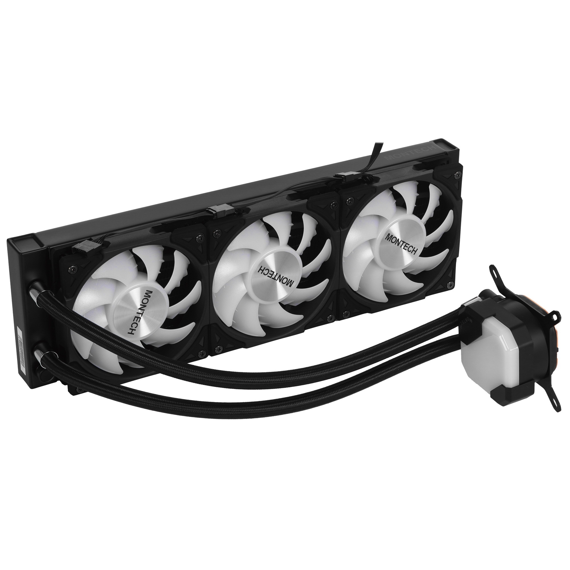 Система жидкостного охлаждения MONTECH HyperFlow 360 ARGB Soc-AM5/AM4/1151/1200/2066/1700 черный 4-p