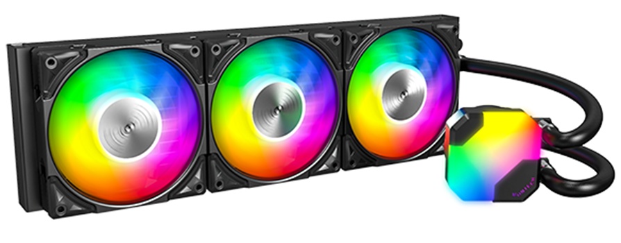 Система жидкостного охлаждения MONTECH HyperFlow 360 ARGB Soc-AM5/AM4/1151/1200/2066/1700 черный 4-p