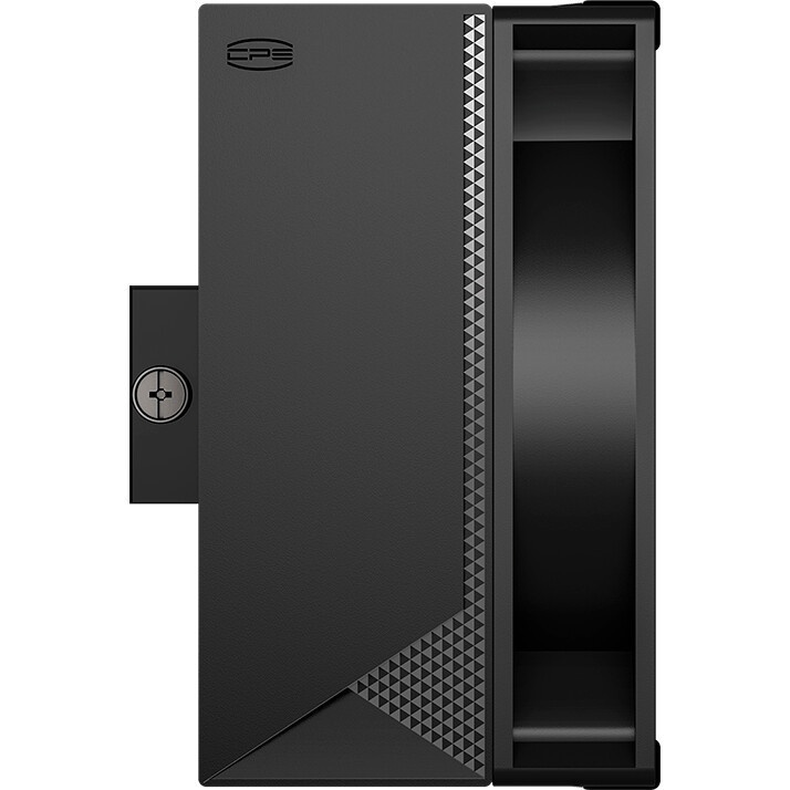 Кулер для процессора Eurocase 4PI120ARGB черный, 120 мм, алюминий/медь, 1800 об/мин, 36 дБ, 4 pin, 1