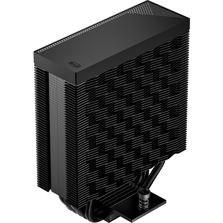 Кулер для процессора Eurocase 4PI120ARGB черный, 120 мм, алюминий/медь, 1800 об/мин, 36 дБ, 4 pin, 1