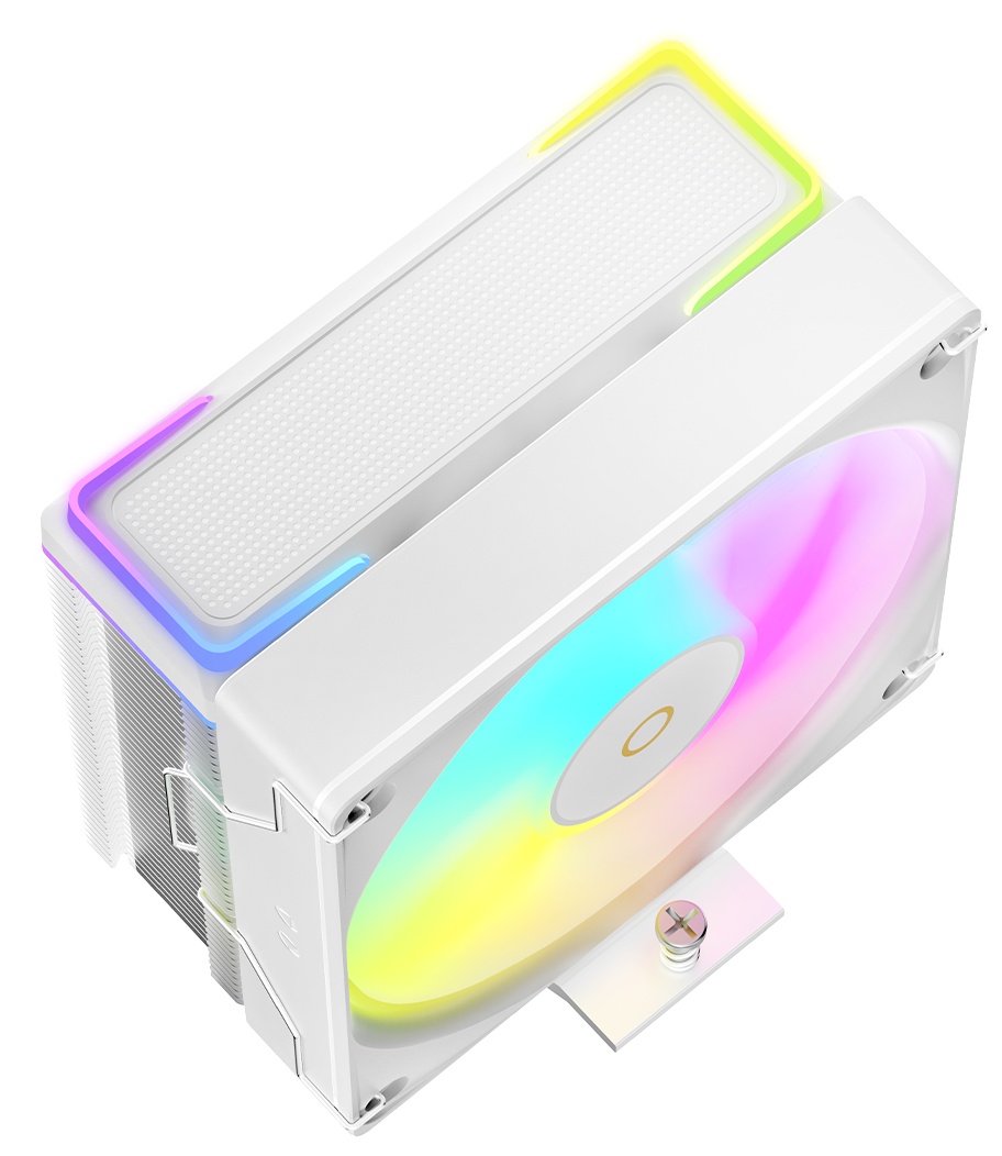 Кулер для процессора Ocypus Delta A40 SE WH ARGB, 120мм ARGB FAN, Top ARGB Panel, 4 HEAT PIPES, 4-PI