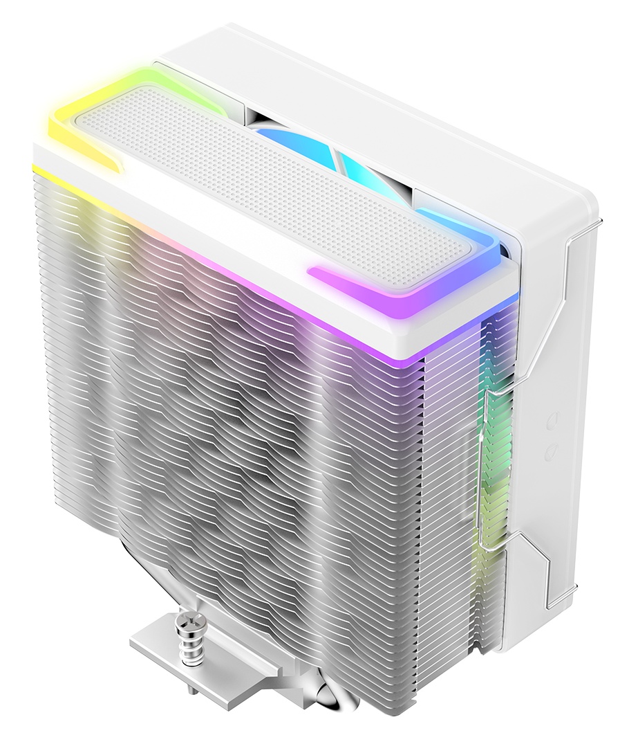 Кулер для процессора Ocypus Delta A40 SE WH ARGB, 120мм ARGB FAN, Top ARGB Panel, 4 HEAT PIPES, 4-PI