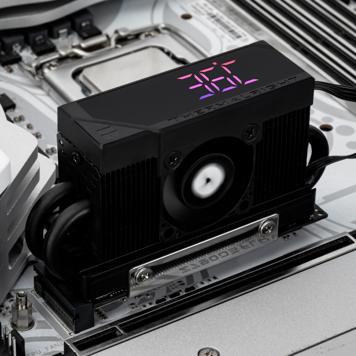 Радиатор Thermalright TR-M.2-2280-AG для&nbsp;M.2&nbsp;SSD&nbsp;Thermalright&nbsp;2280&nbsp;Type&nbsp;A&nbsp;G,&nbsp;70x24х13&nbsp;мм,&nbsp;серый