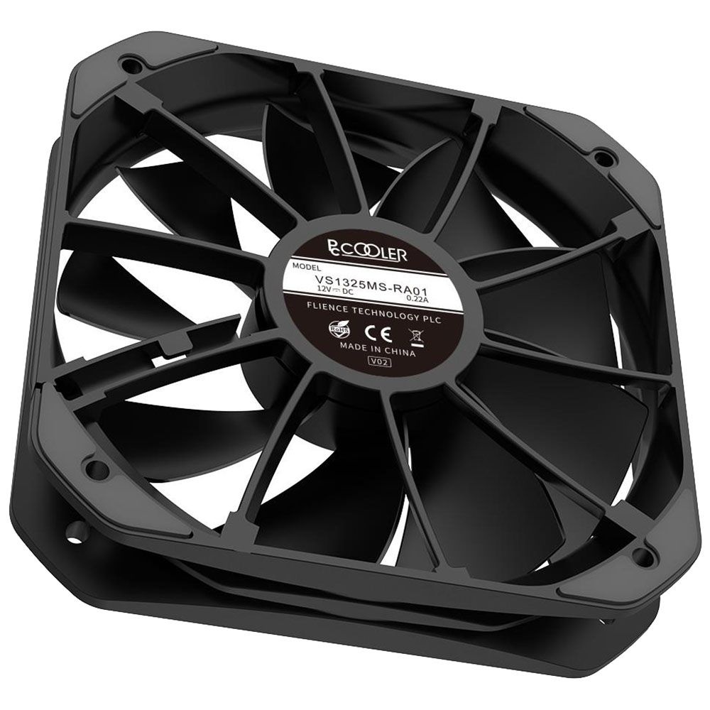 Кулер PCCooler K6 BK S115X/1200/1700/AM4/AM5 (20 шт/кор, TDP 240W, 130мм PWM FAN, 6 тепловых трубок