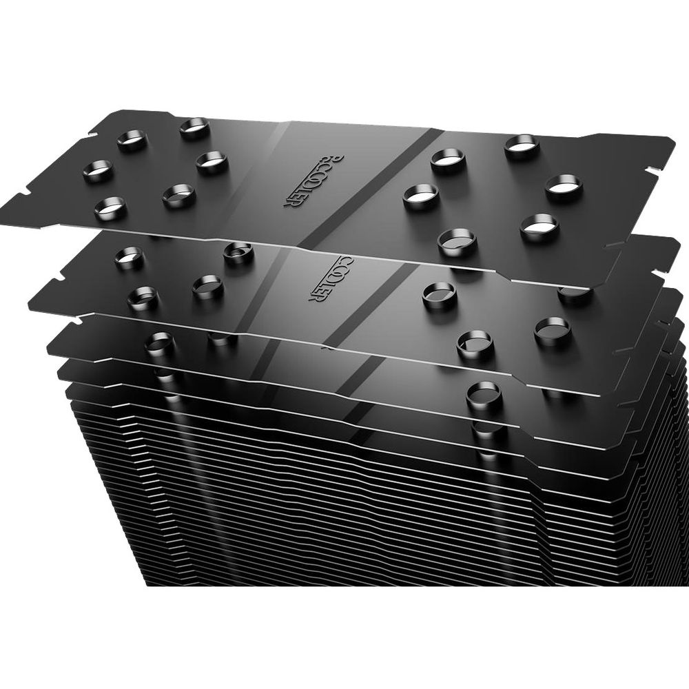 Кулер PCCooler K6 BK S115X/1200/1700/AM4/AM5 (20 шт/кор, TDP 240W, 130мм PWM FAN, 6 тепловых трубок