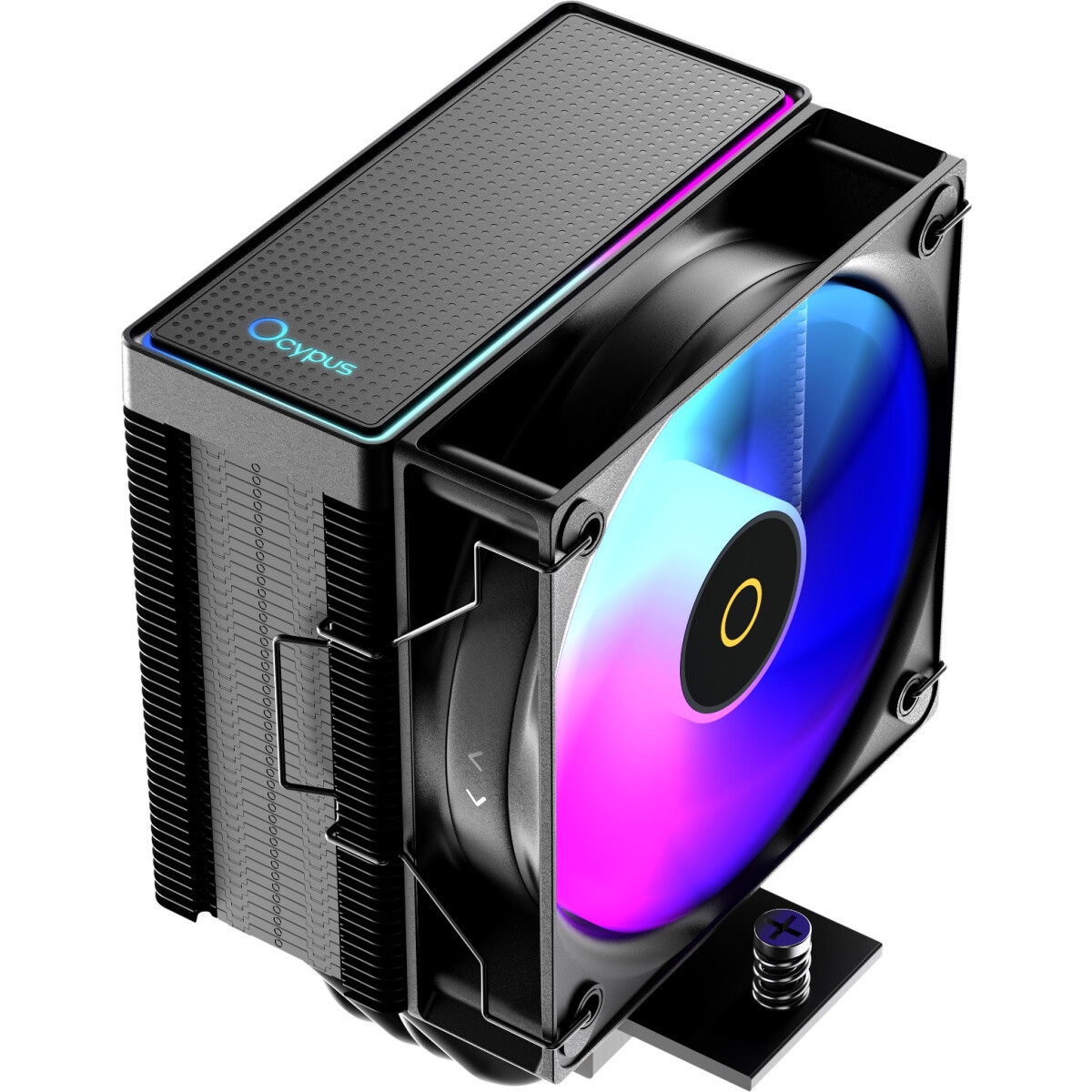 Кулер для процессора SAMA CPU Cooler SAMA X40L WH (220W, 4-pin PWM, 133.5mm, 4x6mm, ARGB, 1x100mm, 5