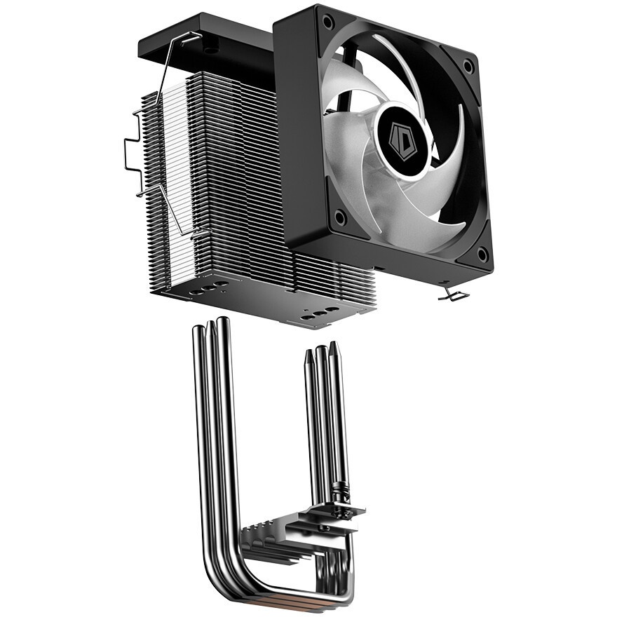 Кулер для процессора SAMA CPU Cooler SAMA X40L WH (220W, 4-pin PWM, 133.5mm, 4x6mm, ARGB, 1x100mm, 5