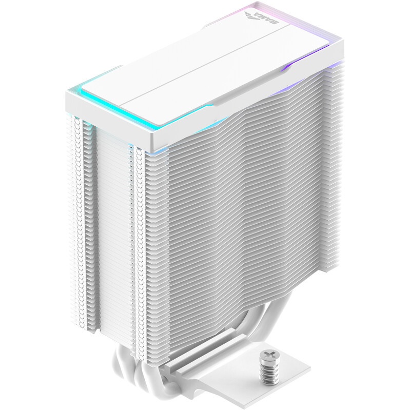 Кулер для процессора SAMA CPU Cooler SAMA X40L WH (220W, 4-pin PWM, 133.5mm, 4x6mm, ARGB, 1x100mm, 5