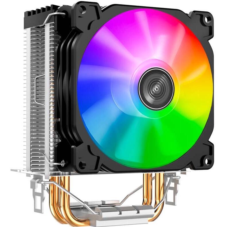 Кулер для процессора SAMA CPU Cooler SAMA X20 (110W, 4-pin PWM, 123mm, 2x6mm, RGB, 1x92mm, 54.6CFM,