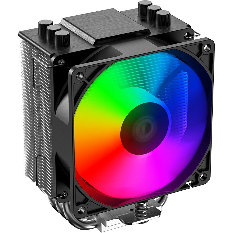 Кулер для процессора SAMA CPU Cooler SAMA X20 (110W, 4-pin PWM, 123mm, 2x6mm, RGB, 1x92mm, 54.6CFM,