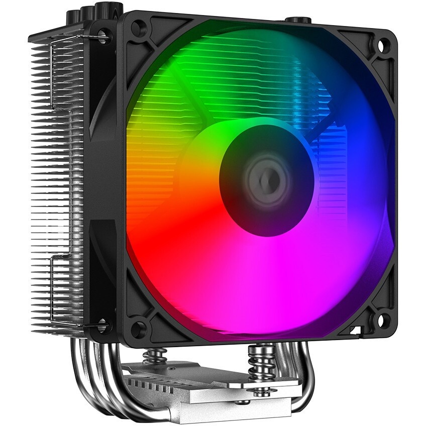 Кулер для процессора SAMA CPU Cooler SAMA X20 (110W, 4-pin PWM, 123mm, 2x6mm, RGB, 1x92mm, 54.6CFM,