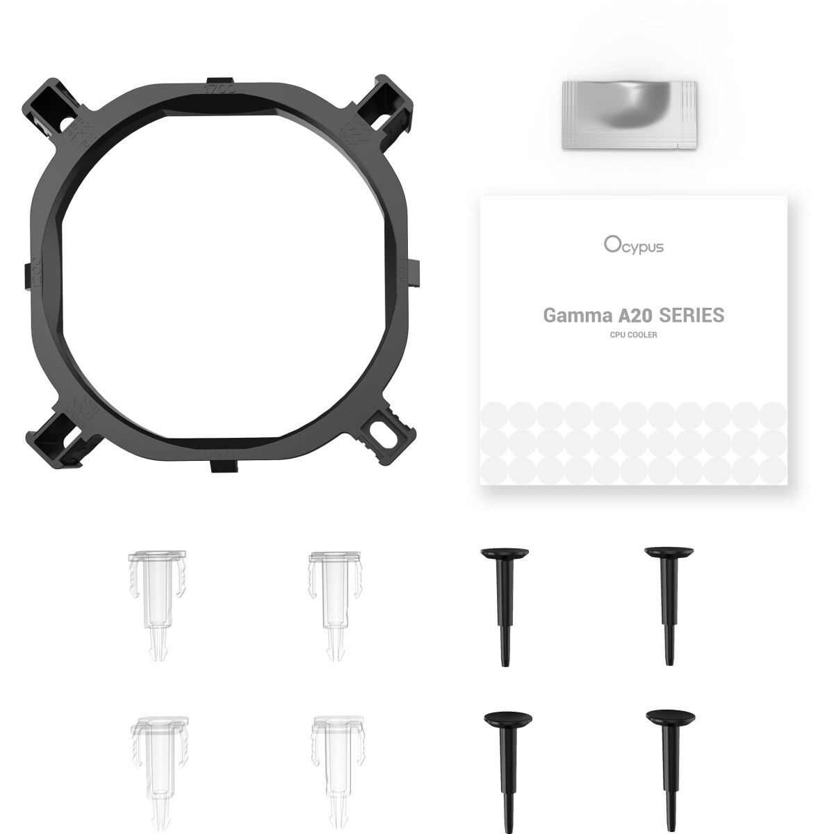 Кулер для процессора SAMA CPU Cooler SAMA X20 (110W, 4-pin PWM, 123mm, 2x6mm, RGB, 1x92mm, 54.6CFM,