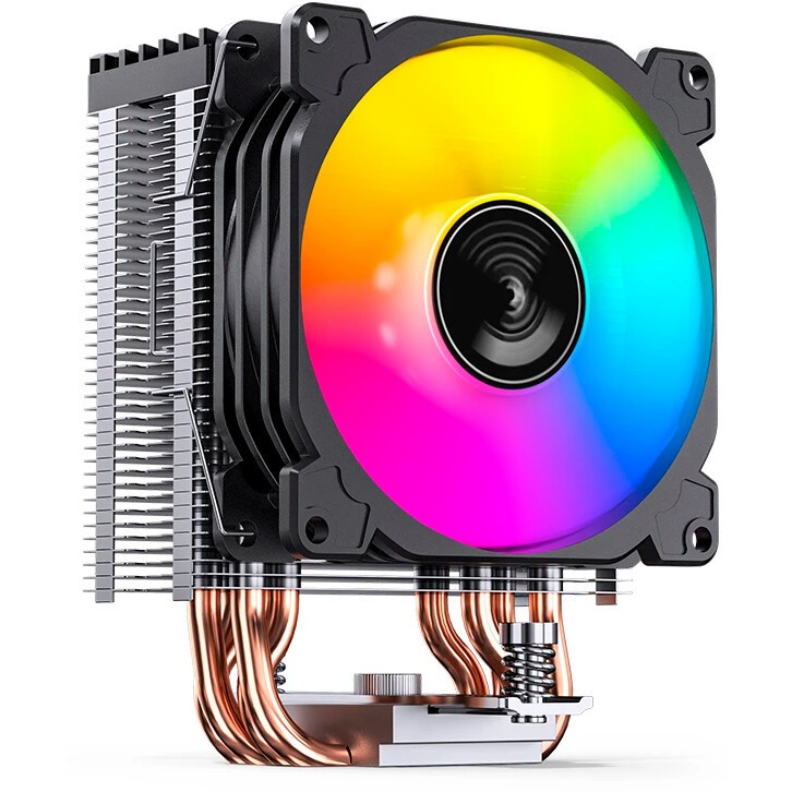 Кулер для процессора SAMA CPU Cooler SAMA X20 (110W, 4-pin PWM, 123mm, 2x6mm, RGB, 1x92mm, 54.6CFM,