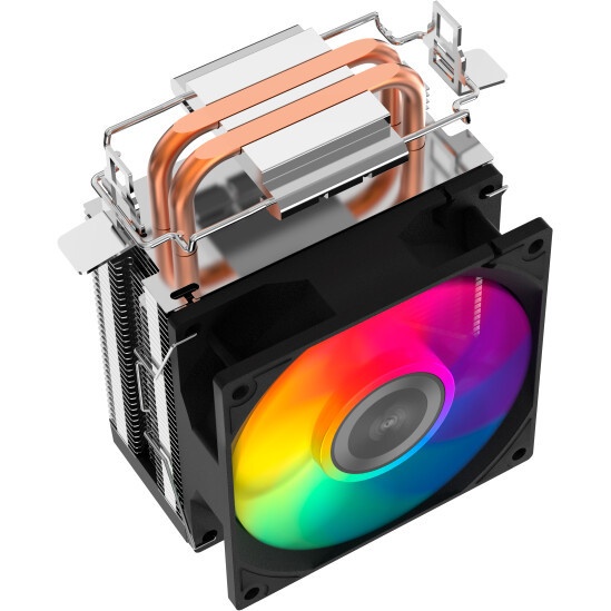 Кулер для процессора SAMA CPU Cooler SAMA X20 (110W, 4-pin PWM, 123mm, 2x6mm, RGB, 1x92mm, 54.6CFM,