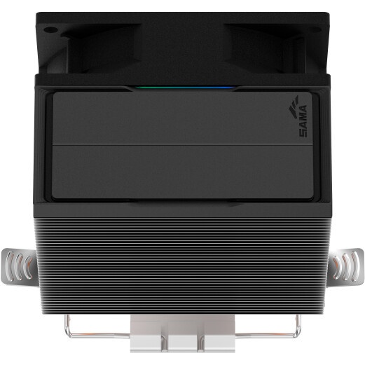 Кулер для процессора SAMA CPU Cooler SAMA X20 (110W, 4-pin PWM, 123mm, 2x6mm, RGB, 1x92mm, 54.6CFM,
