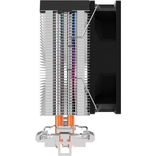 Кулер для процессора SAMA CPU Cooler SAMA X20 (110W, 4-pin PWM, 123mm, 2x6mm, RGB, 1x92mm, 54.6CFM,