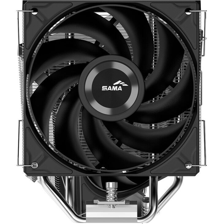 Кулер для процессора SAMA CPU Cooler SAMA A40P (240W, 4-pin PWM, 152mm, 4x6mm, 1x120mm, 75.2CFM, 29d