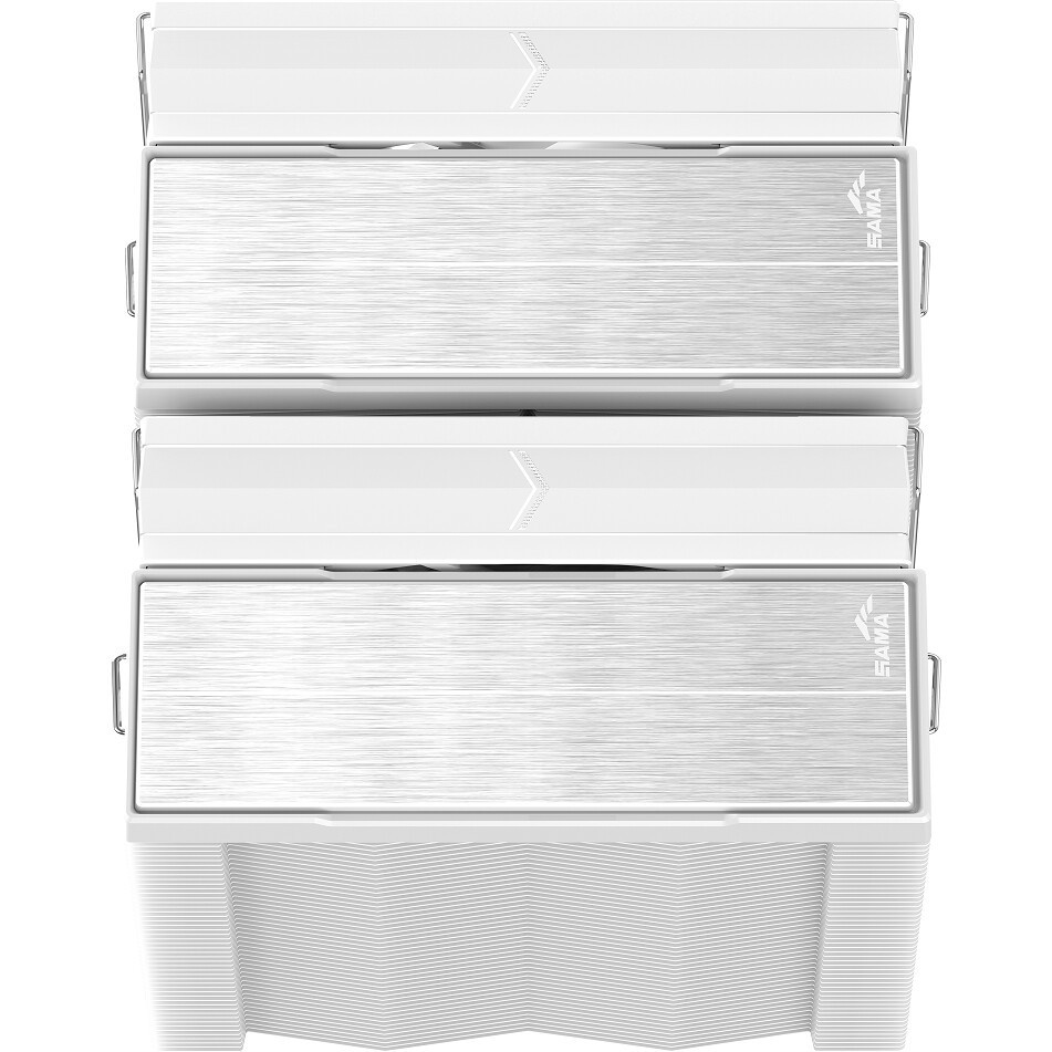 Кулер для процессора SAMA CPU Cooler SAMA A60W (265W, 4-pin PWM, 156.5mm, 6x6mm, 2x120mm, 78CFM, 29d