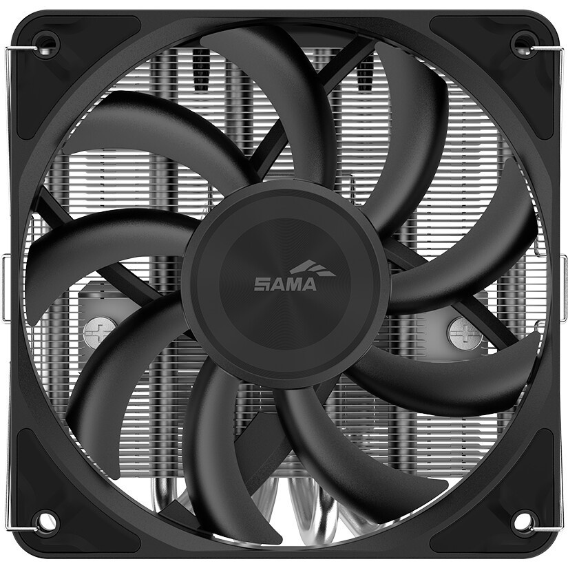 Кулер для процессора SAMA CPU Cooler SAMA U60 (190W, 4-pin PWM, 67mm, 6x6mm, 1x120mm, 61.51CFM, 36.4