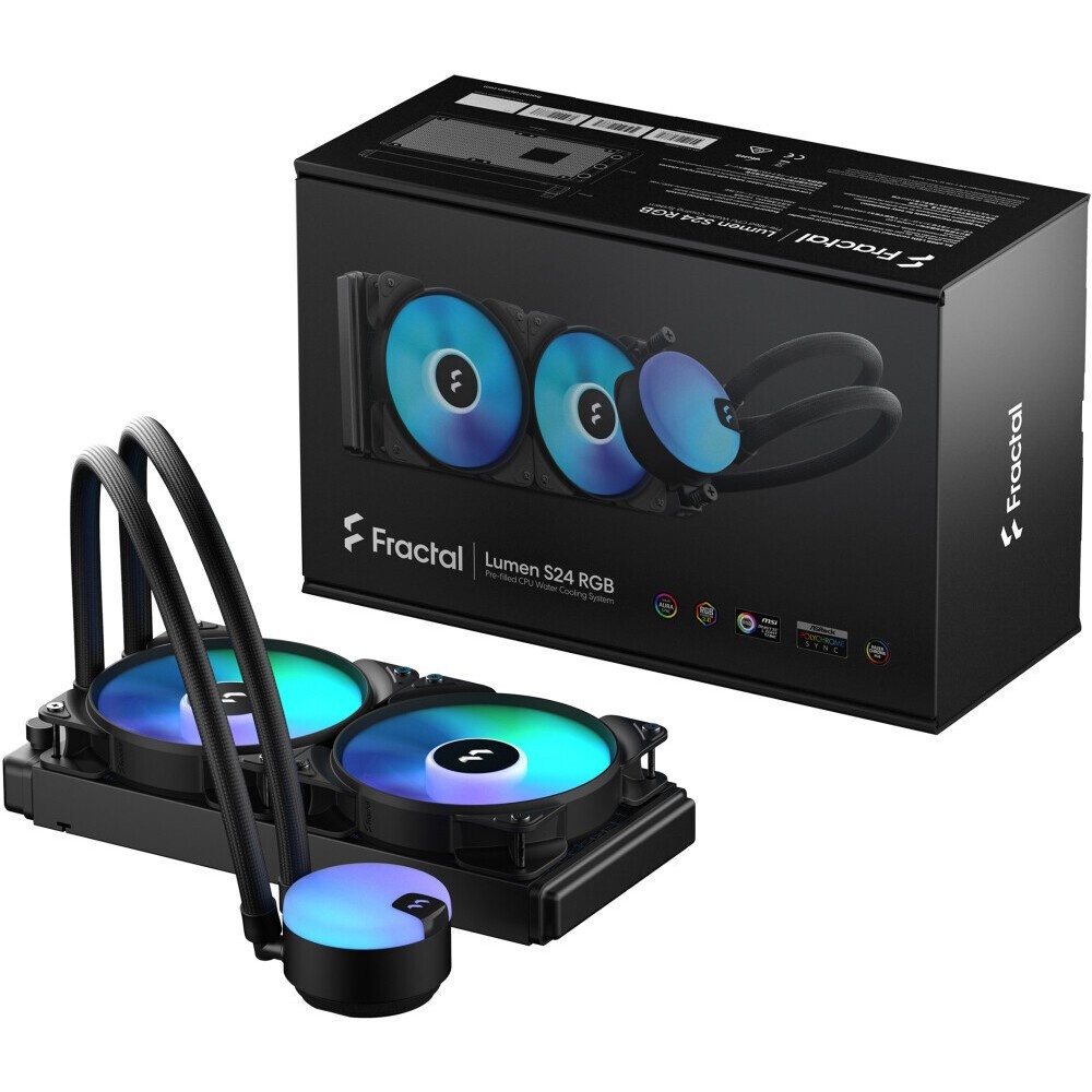 Система жидкостного охлаждения для ПК/ Water Cooling System Fractal Design Lumen S24 V2 RGB (180W, 2