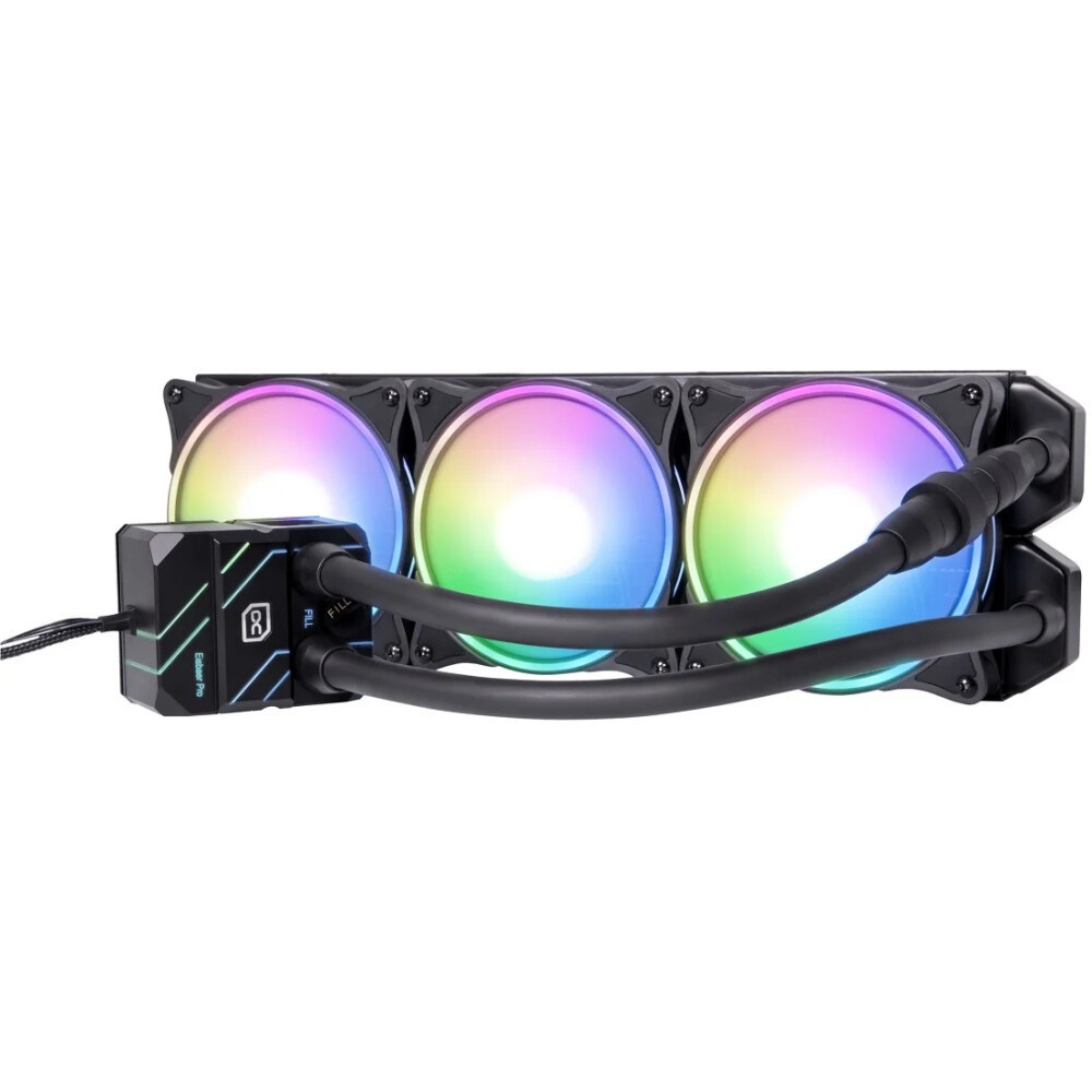Система жидкостного охлаждения для ПК/ Water Cooling System NZXT Kraken Plus 360 RGB V2 (260W, 360mm