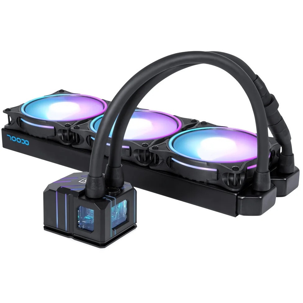 Система жидкостного охлаждения для ПК/ Water Cooling System NZXT Kraken Plus 360 RGB V2 (260W, 360mm