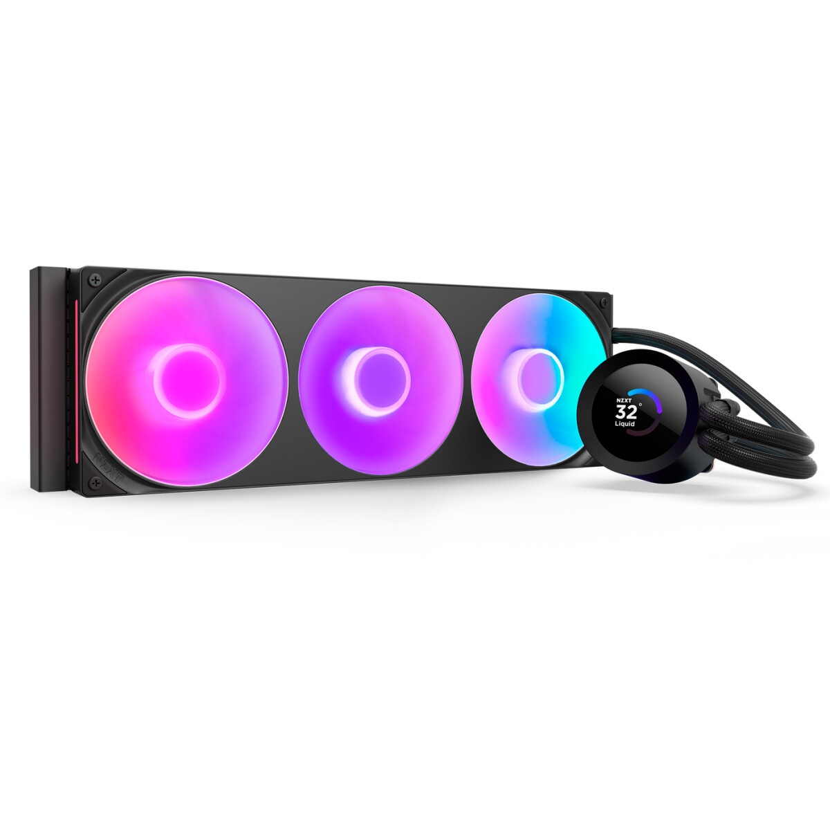 Система жидкостного охлаждения для ПК/ Water Cooling System NZXT Kraken Plus 360 RGB V2 (260W, 360mm