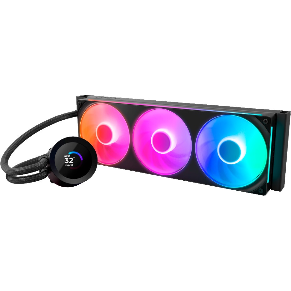 Система жидкостного охлаждения для ПК/ Water Cooling System NZXT Kraken Plus 360 RGB V2 (260W, 360mm