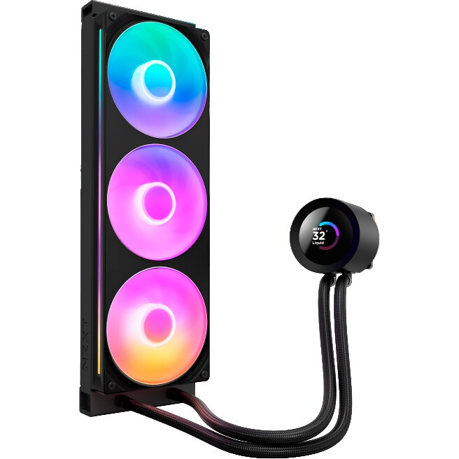 Система жидкостного охлаждения для ПК/ Water Cooling System NZXT Kraken Plus 360 RGB V2 (260W, 360mm